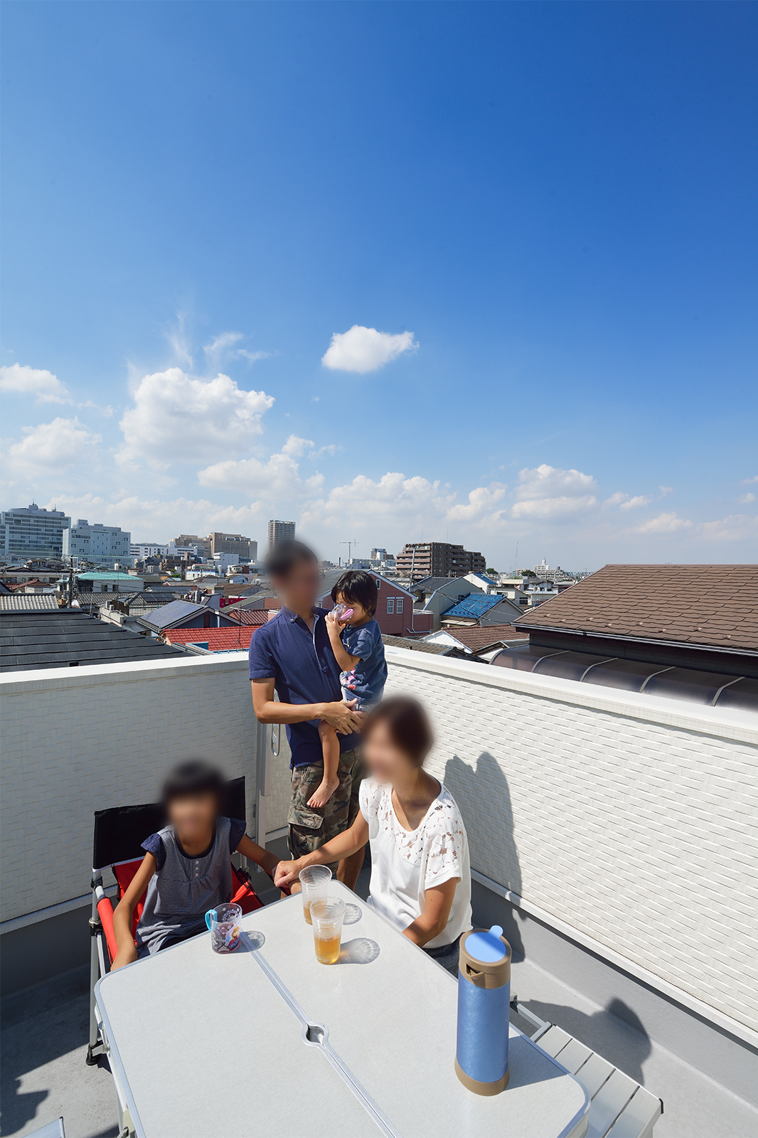 天気がいい日は屋上でBBQが楽しめます